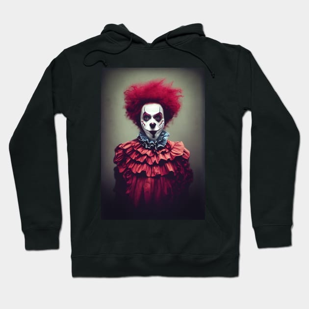 A Creepy, Scary Clown Hoodie by daniel4510